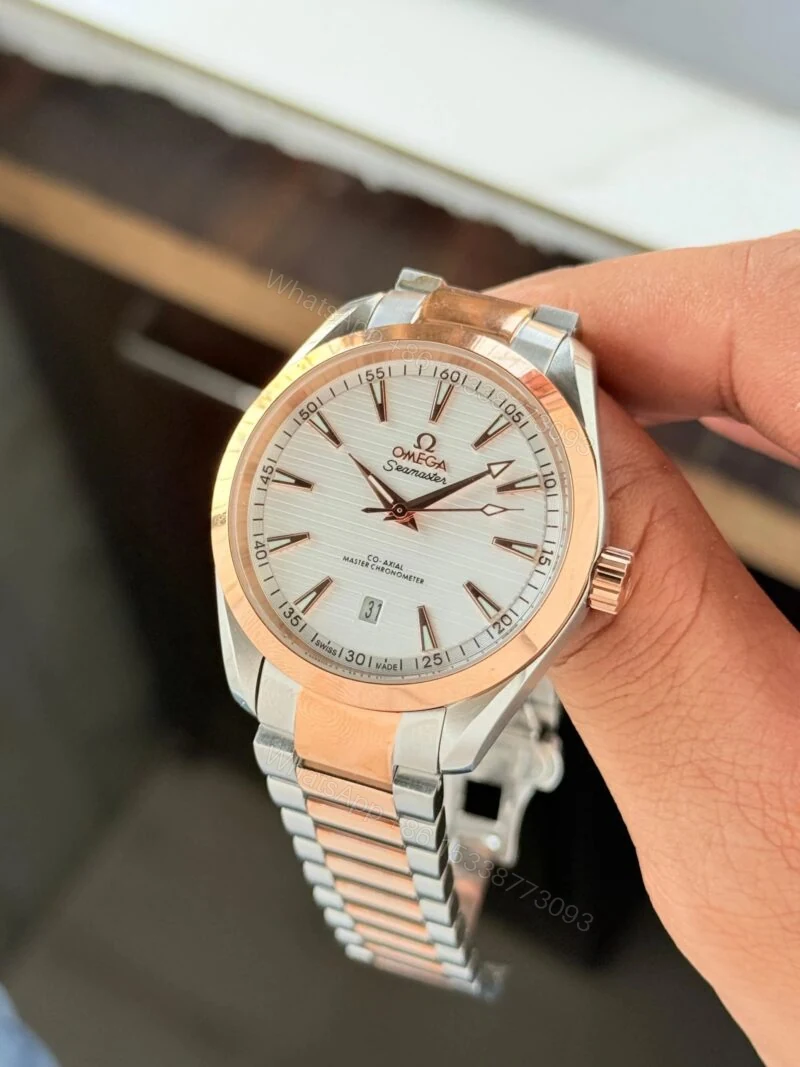 View 2 of Omega Seamaster Aqua Terra 41Mm White Dial Automatic
