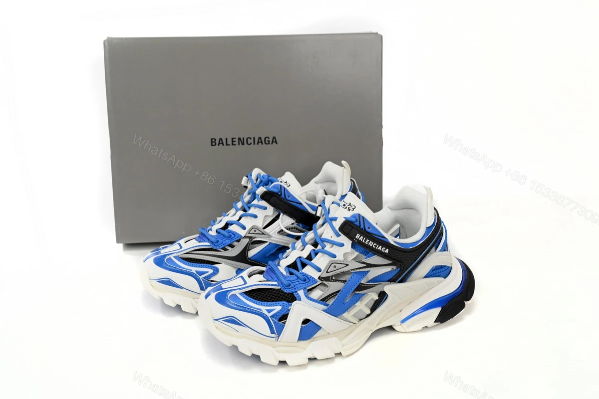 Balenciaga Track 2 Sneaker Blue White 568614 W3AE2 4191 — view 2
