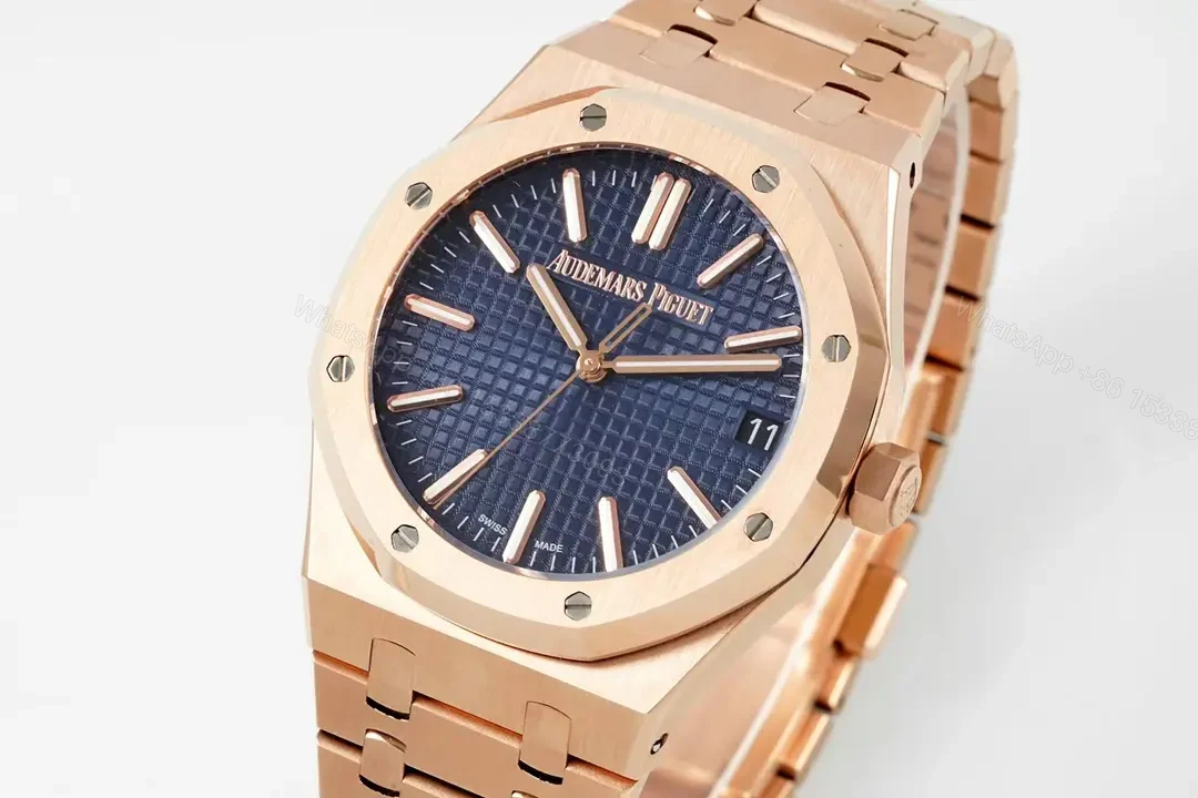 View 3 of Audemars Piguet Royal Oak 15500 Stainless Steel Blue Dial 15500ST.OO.1220ST.01