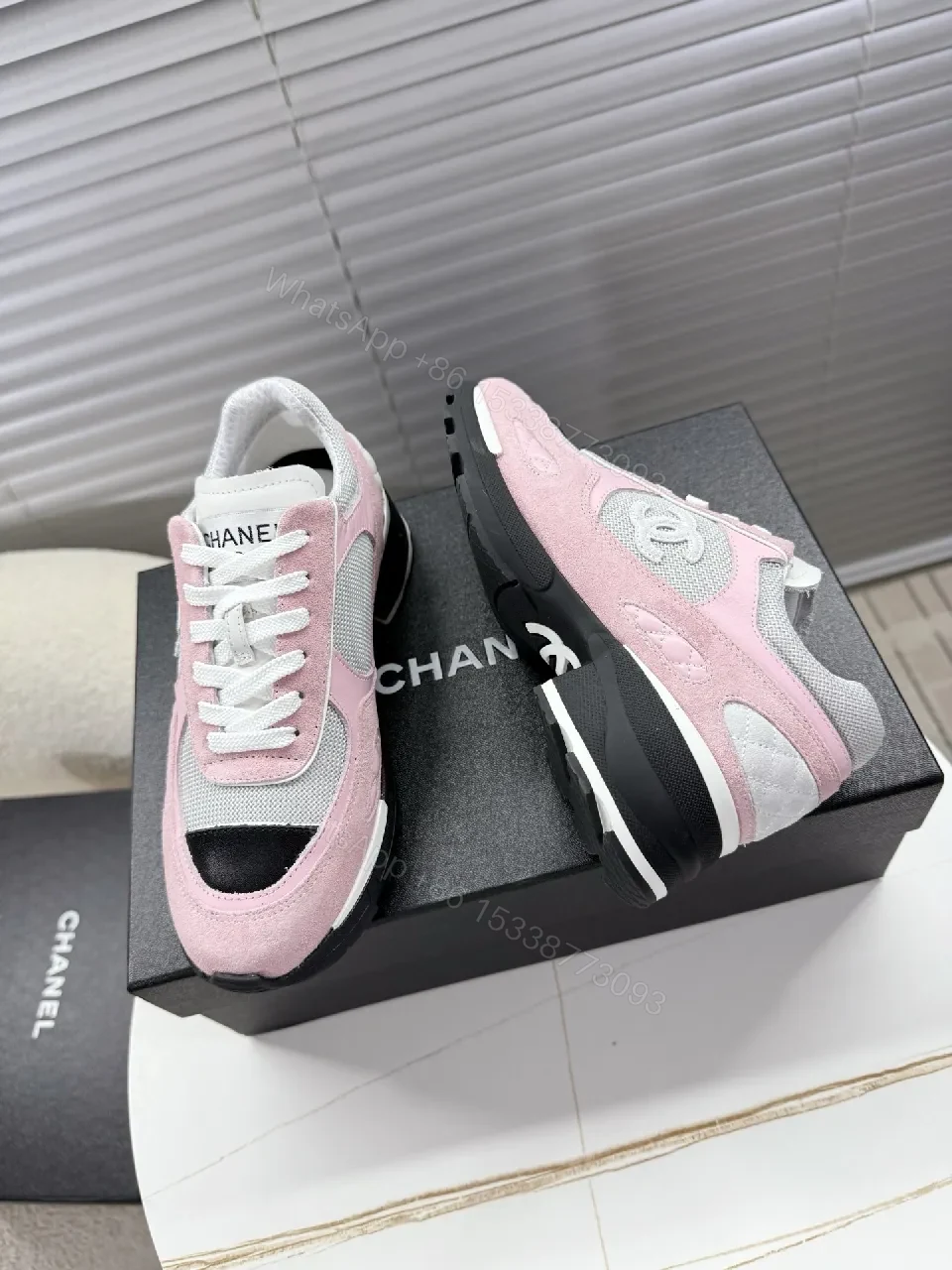 View 7 of Soft-Pink Suede Textured Sneakers - Everyday Luxe Comfort