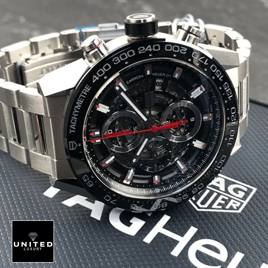 View 9 of TAG Heuer Carrera 01 Steel Black Replica