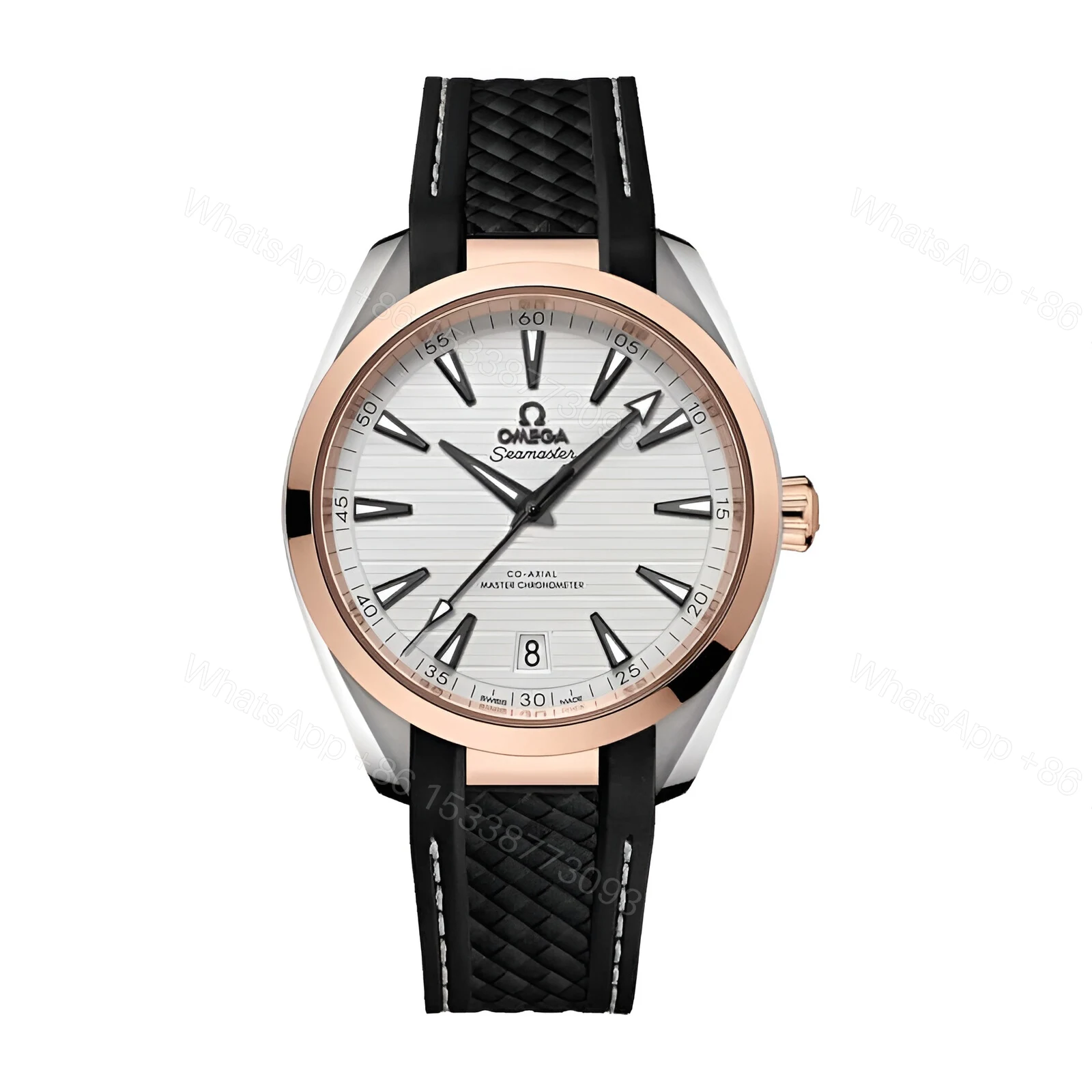 Omega Seamaster Silver Dial Replica — view 1