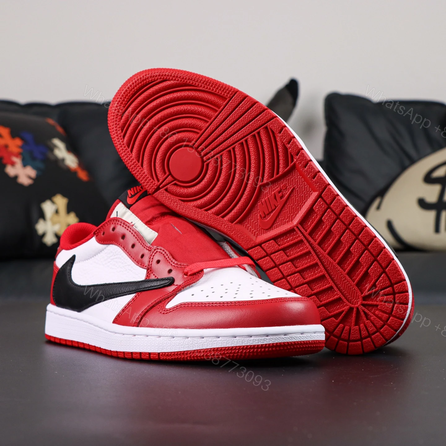 View 3 of Travis Scott x Jordan Air Jordan 1 Chicago Reps