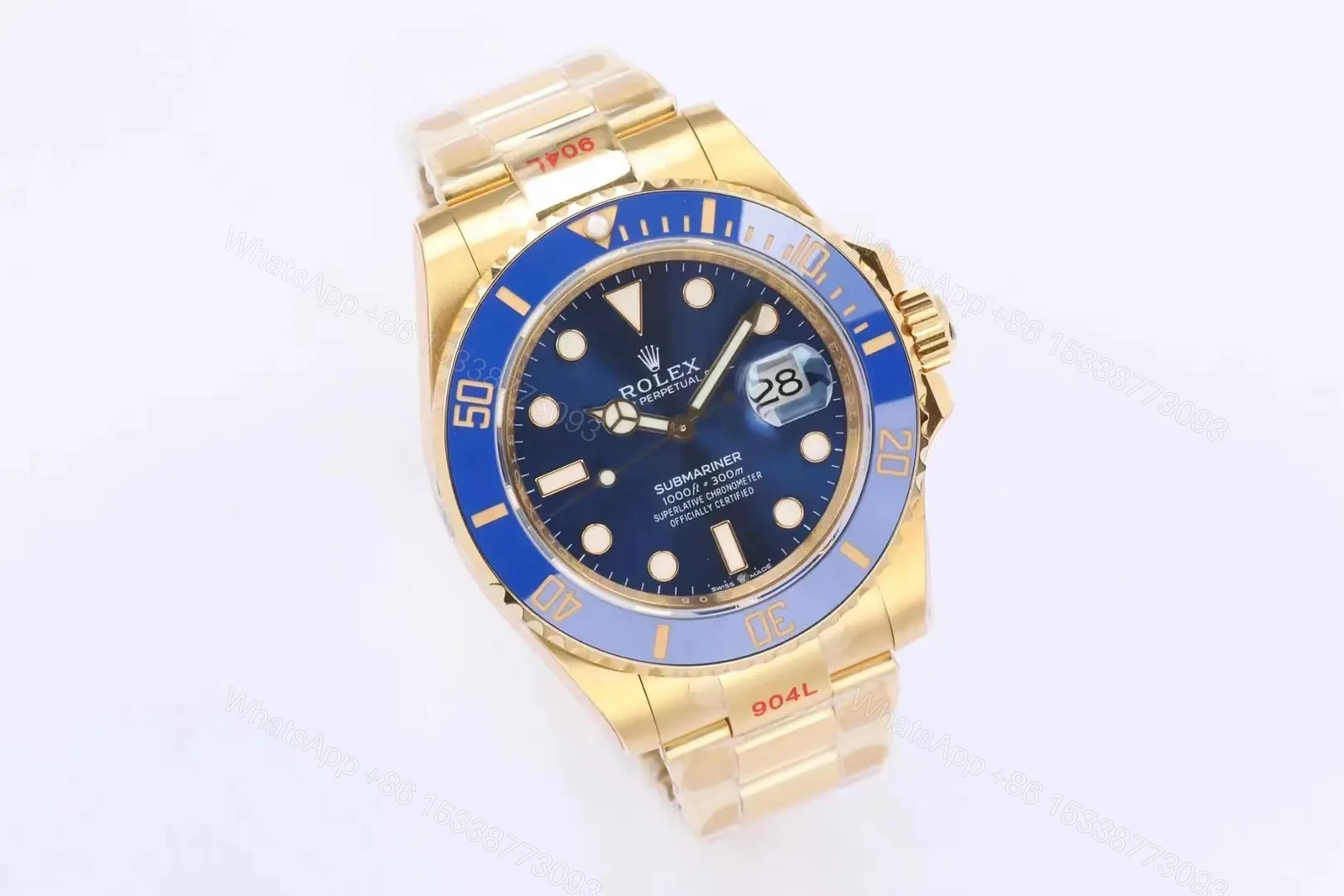 View 3 of Rolex Submariner Date 41 Yellow Gold Blue 126618LB-0002