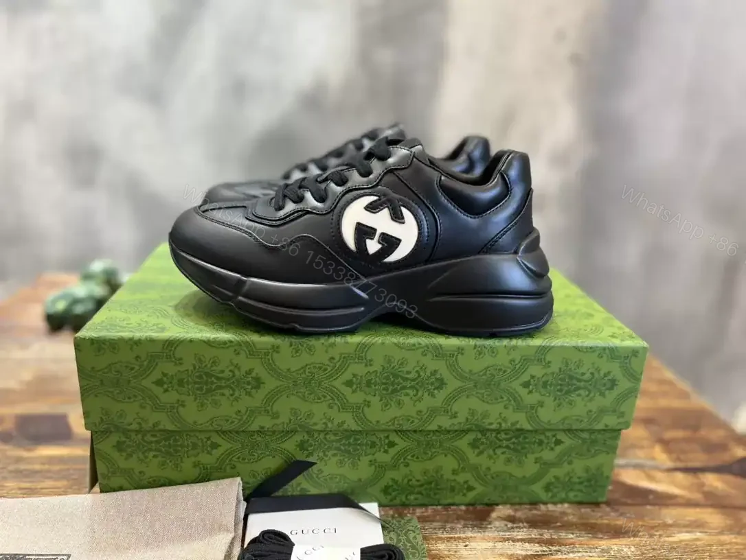 View 2 of GUCCI RHYTON SNEAKERS IN BLACK – GC168