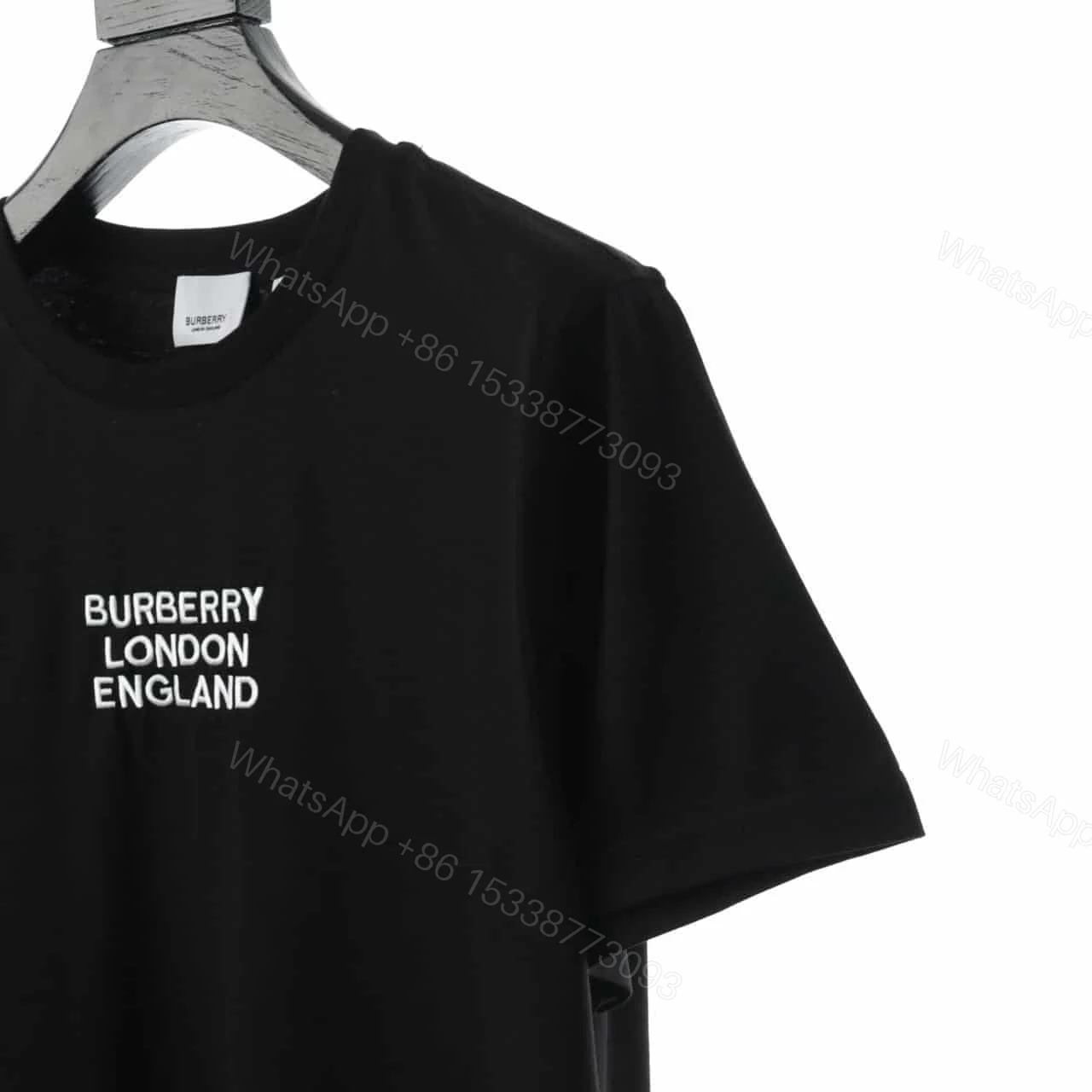View 3 of BURBERRY LONDON EMBROIDERED LOGO T SHIRT