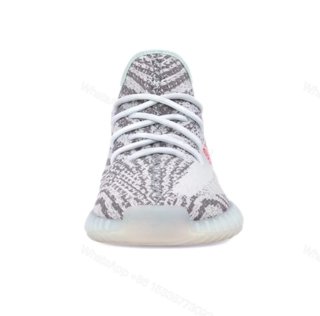 Dope sneakers Yeezy Boost 350 V2 Blue Tint B37571 — view 2