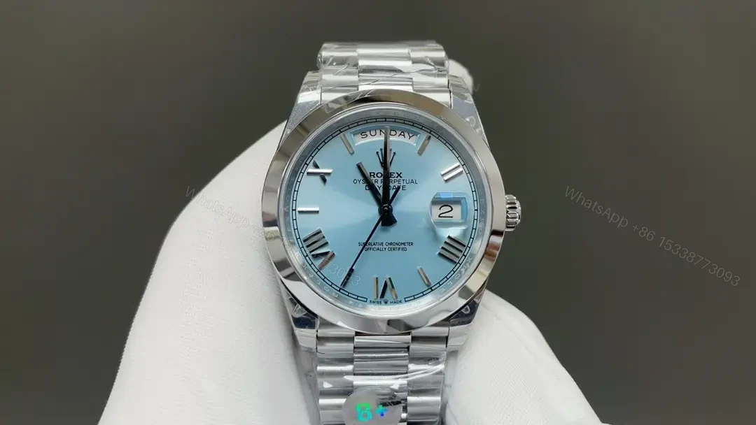 View 4 of Rolex Day-Date Ice Blue 40MM President Bracelet Prestigious Edition 228206-0001