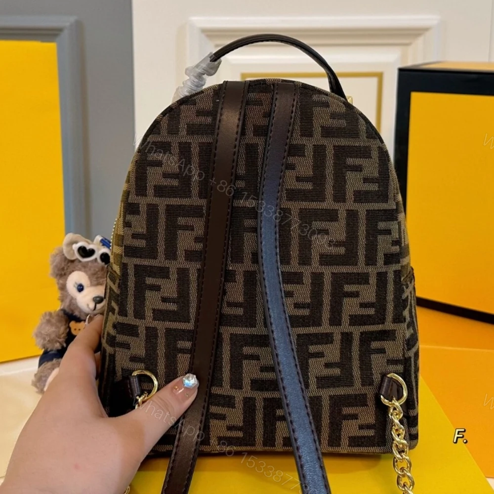 View 6 of FENDI MINI BACKPACK BROWN 22CM 8BZ038A5TLF13VK