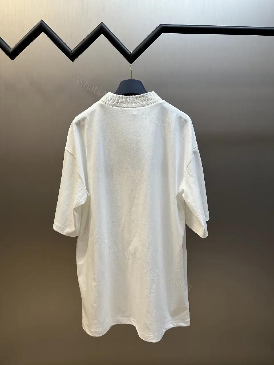 View 5 of Minimalist Logo Tee - Oversized, Premium Cotton Blend, Unisex