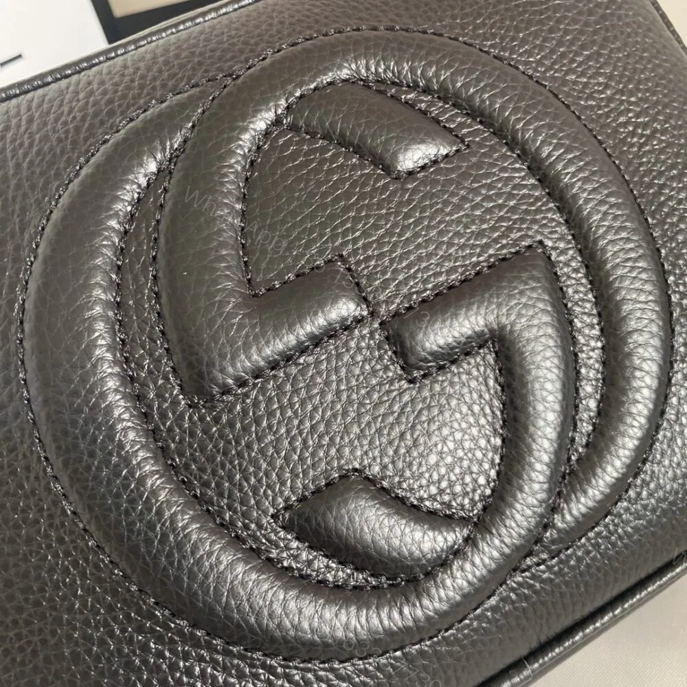 View 2 of Gucci Soho Small Disco Bag Black 21Cm