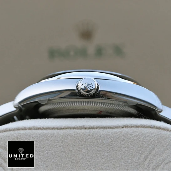 View 8 of Rolex Air King Stainless Steel White Dial 114200 Replica