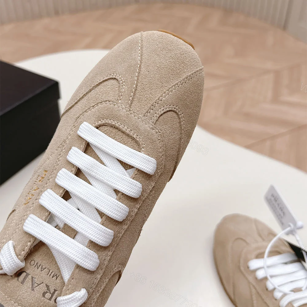 View 5 of PRADA Suede sneakers