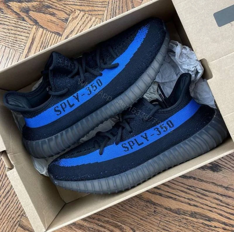 View 4 of First Copy Adidas Yeezy Boost 350 V2 Black Men’s Sneakers