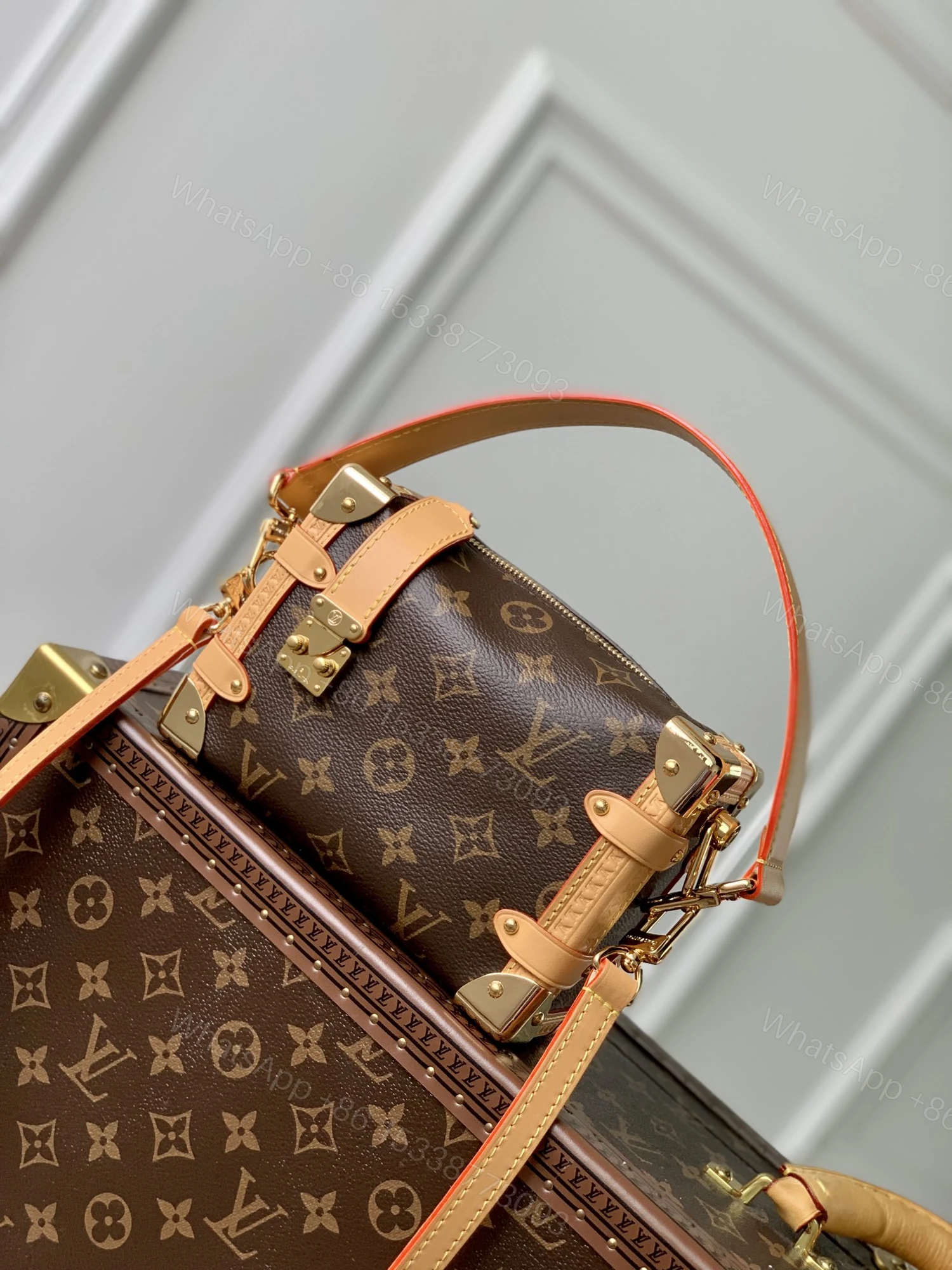 LV A貨Petite Malle手提包 女款硬殼復古造型 精品設計款 — view 1