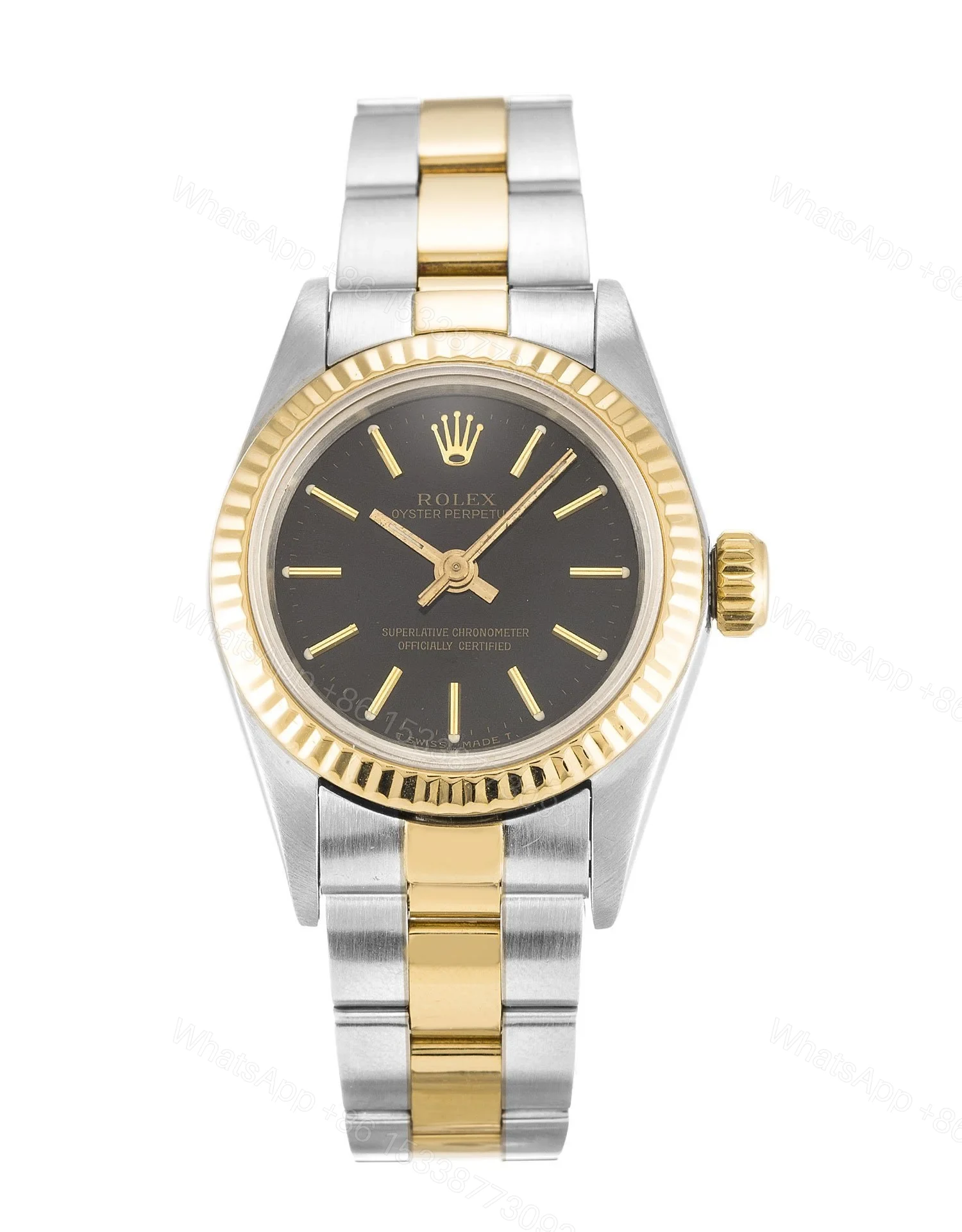 Replica Rolex Oyster Perpetual Lady Silver Dial 176210 26 mm — view 1