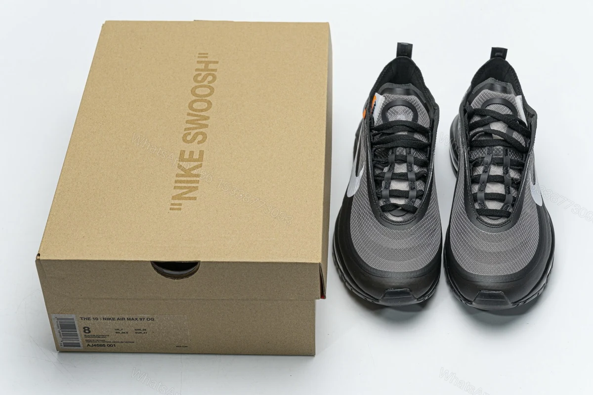 Off-White x Nike Air Max 97 All Black AJ4585-00 — view 2