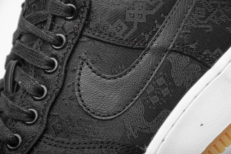 View 13 of Fragment Clot x Nike Air Force 1 PRM Black CZ3986-001
