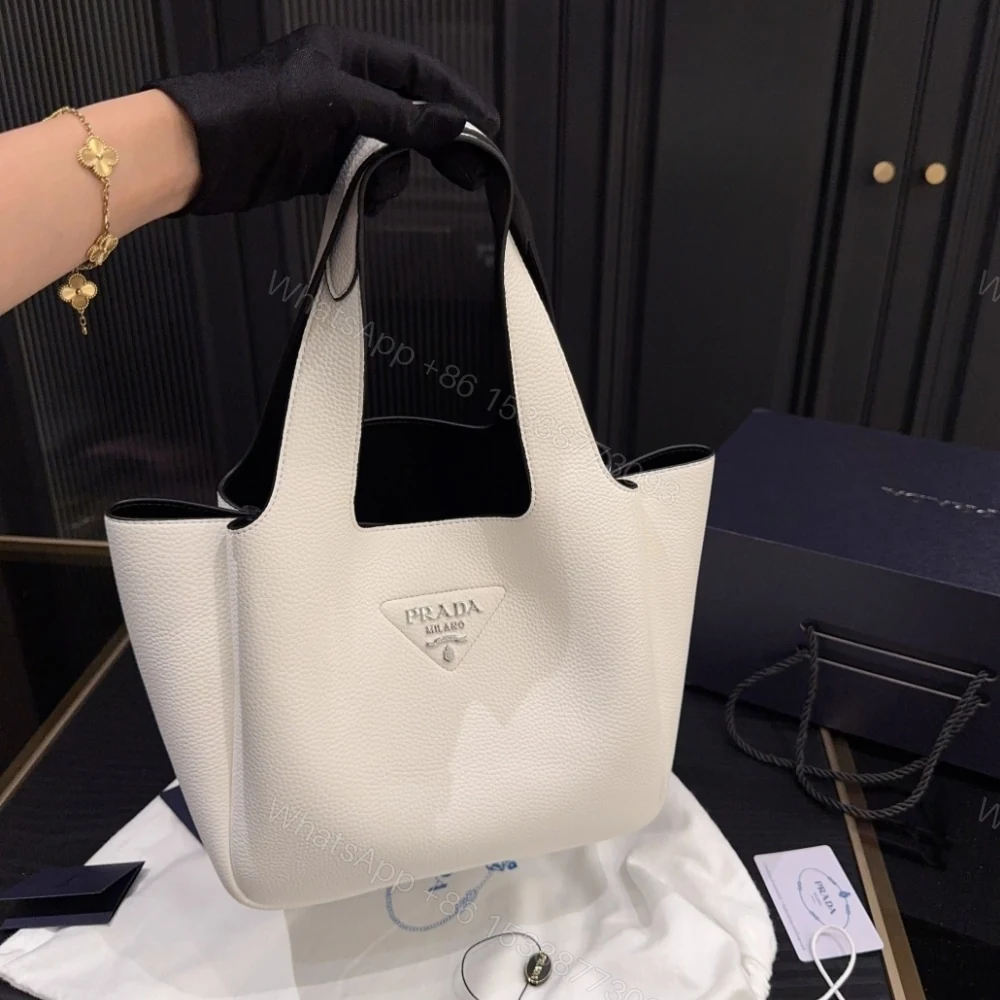 View 2 of Prada Small Tote Bag White 24Cm