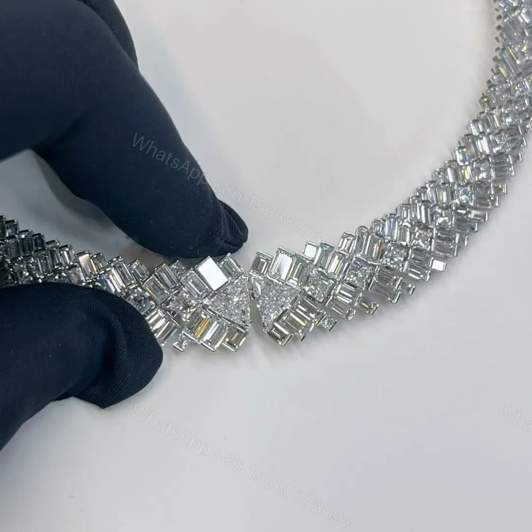 View 2 of 18K White Gold Reflection de Cartier Necklace Diamonds H7000260