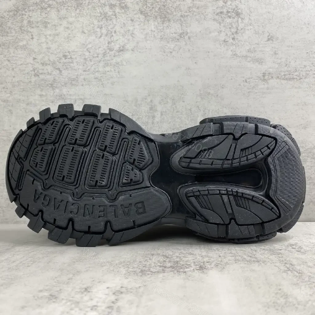 View 2 of Black Synthetic Mesh Street-Chic Arch Sneakers: Bold, Durable, Luxe