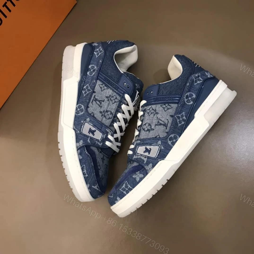 View 7 of VIRGIL ABLOH WRAPS LOUIS VUITTON 408 SNEAKER IN DENIM – LV122