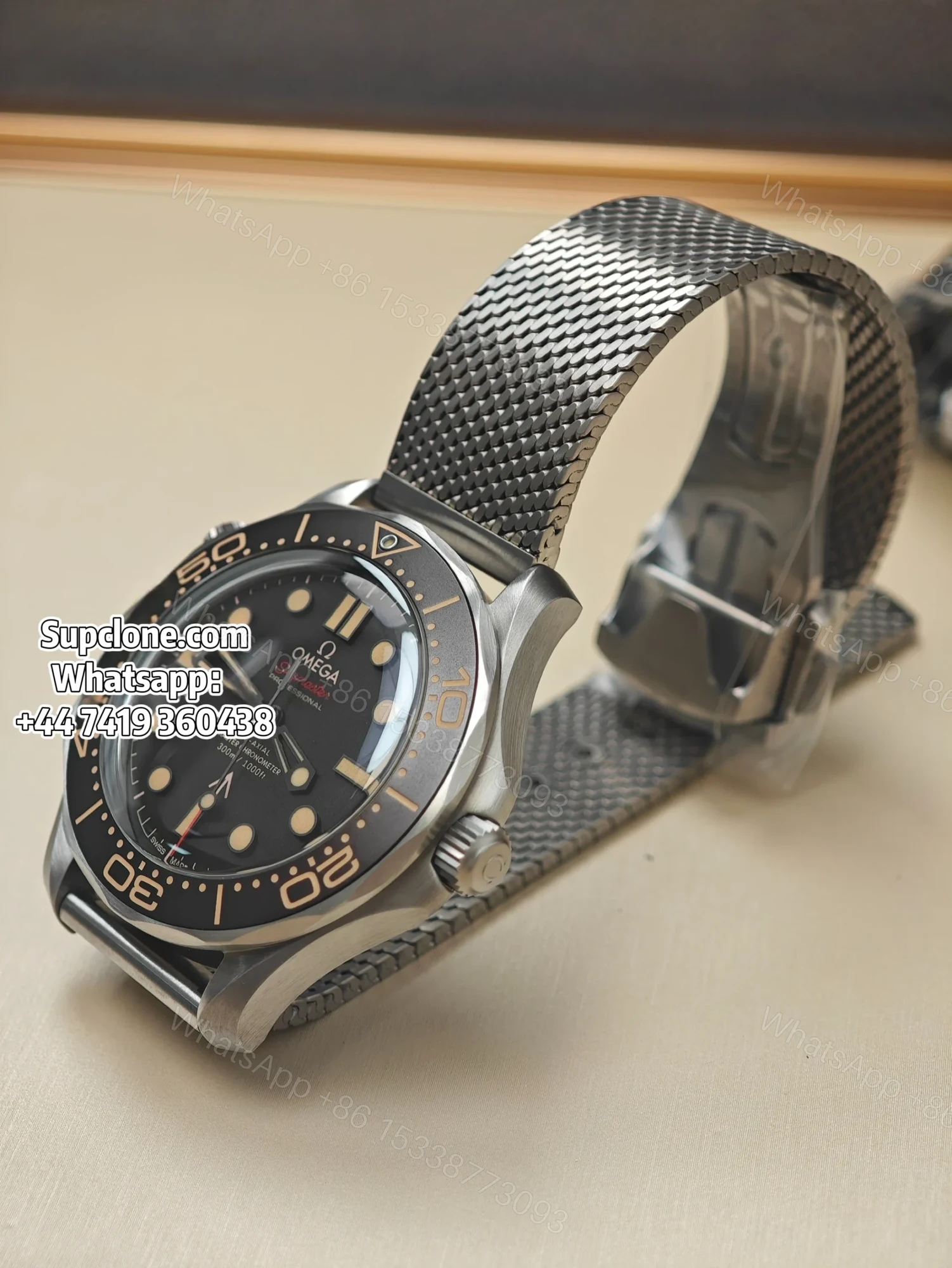 View 7 of Omega Super Clone Seamaster Diver 300M “No Time To Die” 42mm 210.90.42.20.01.001