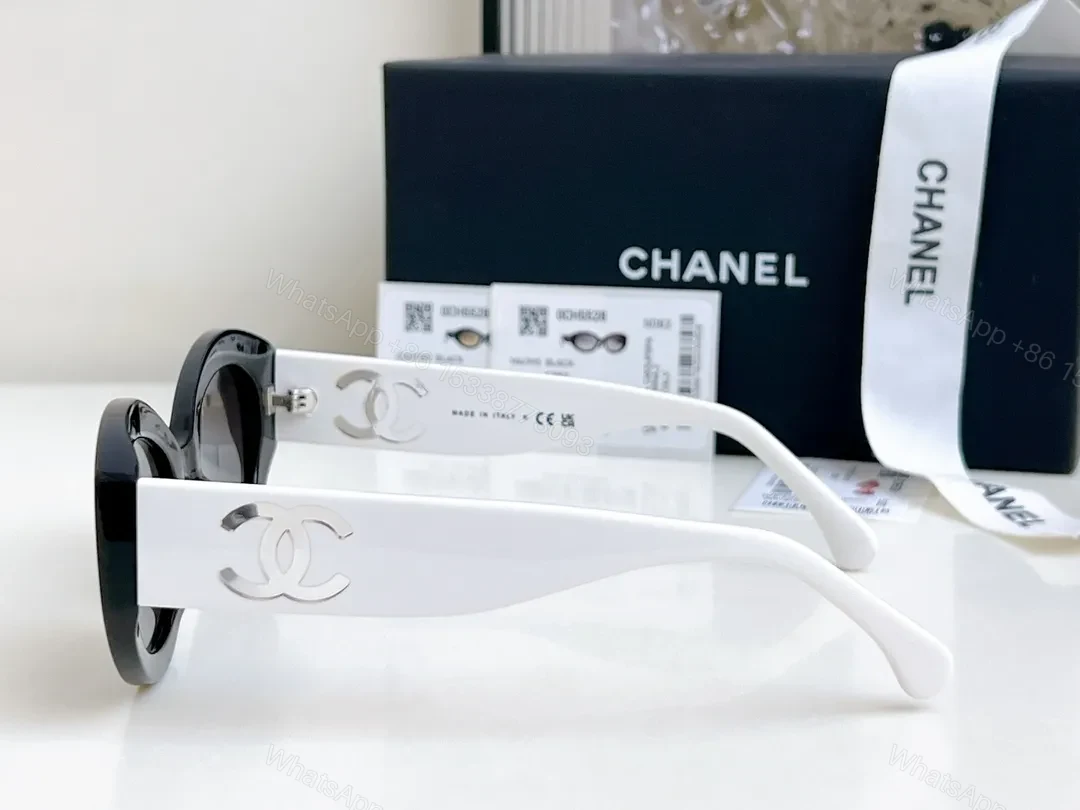 View 5 of Bold Curve Sunglasses: Black/White Acetate, Oversized Cat-Eye