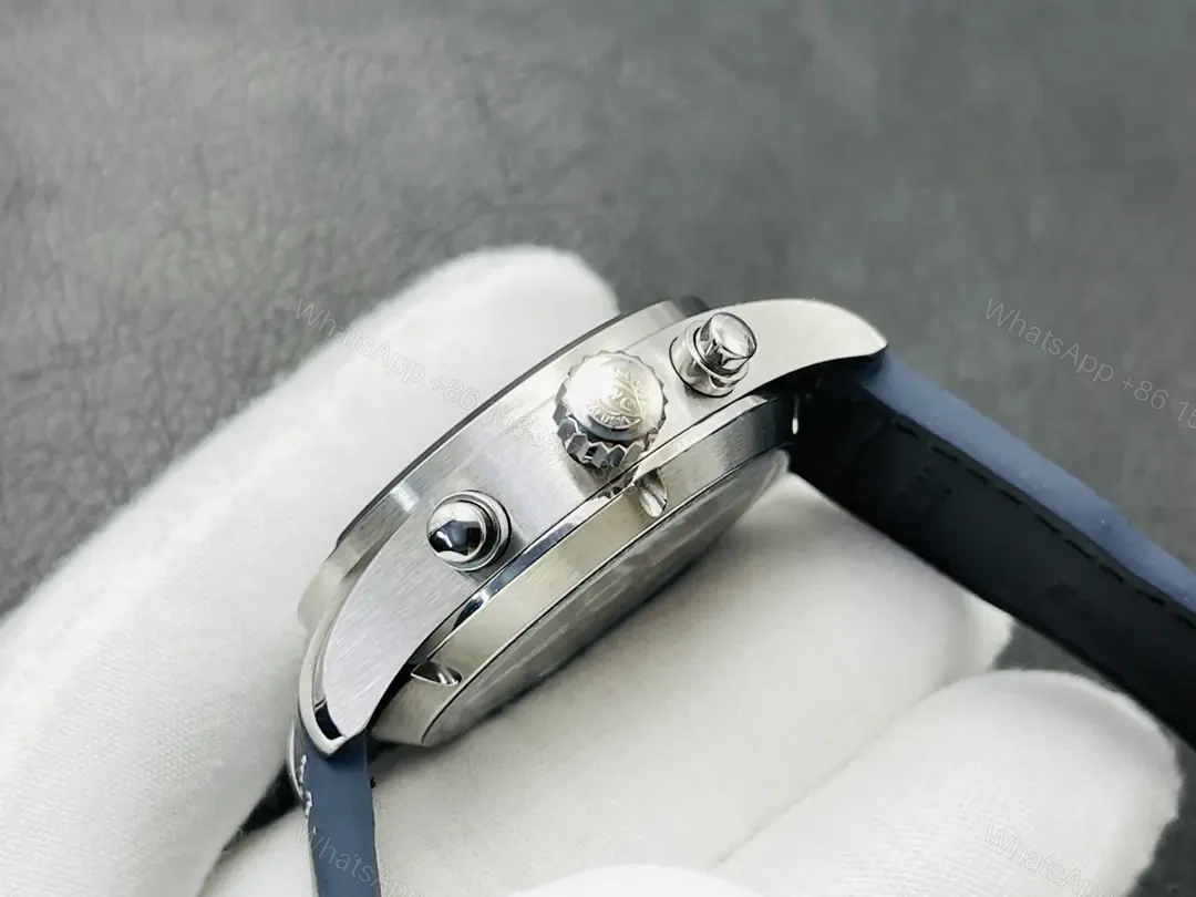 View 5 of IWC Pilot IW38810 Watch Blue Dial Leather Strap Ultimate 41MMIWC-IW38810-BLU41