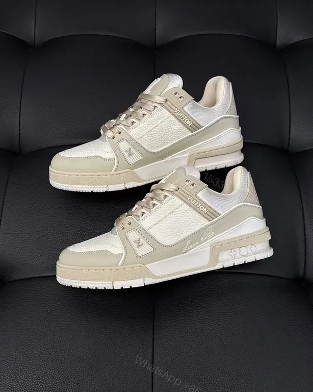 View 6 of Premium Minimalist Luxe Sneakers with LV Detailing