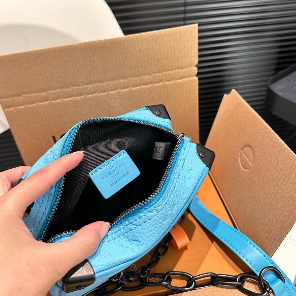 View 9 of Louis Vuitton Mini Soft Trunk Turquoise 18Cm M11673