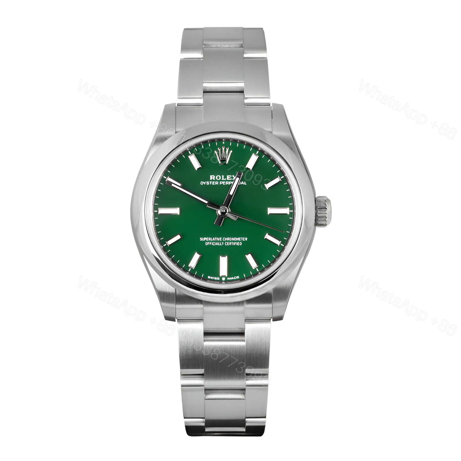 Rolex Oyster Perpetual 277200 Green Dial Replica — view 1