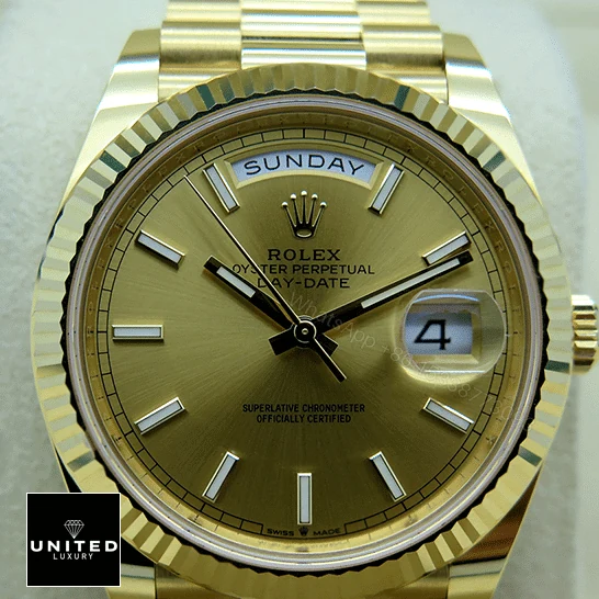 View 7 of Rolex Yellow Gold Replica