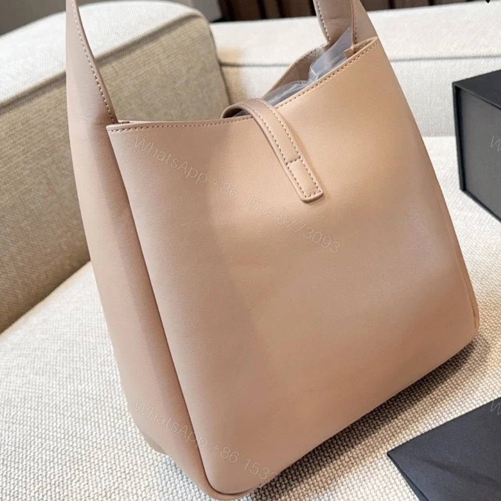 View 3 of Saint Laurent Le 5 À 7 Supple Small In Grained Rose 24Cm