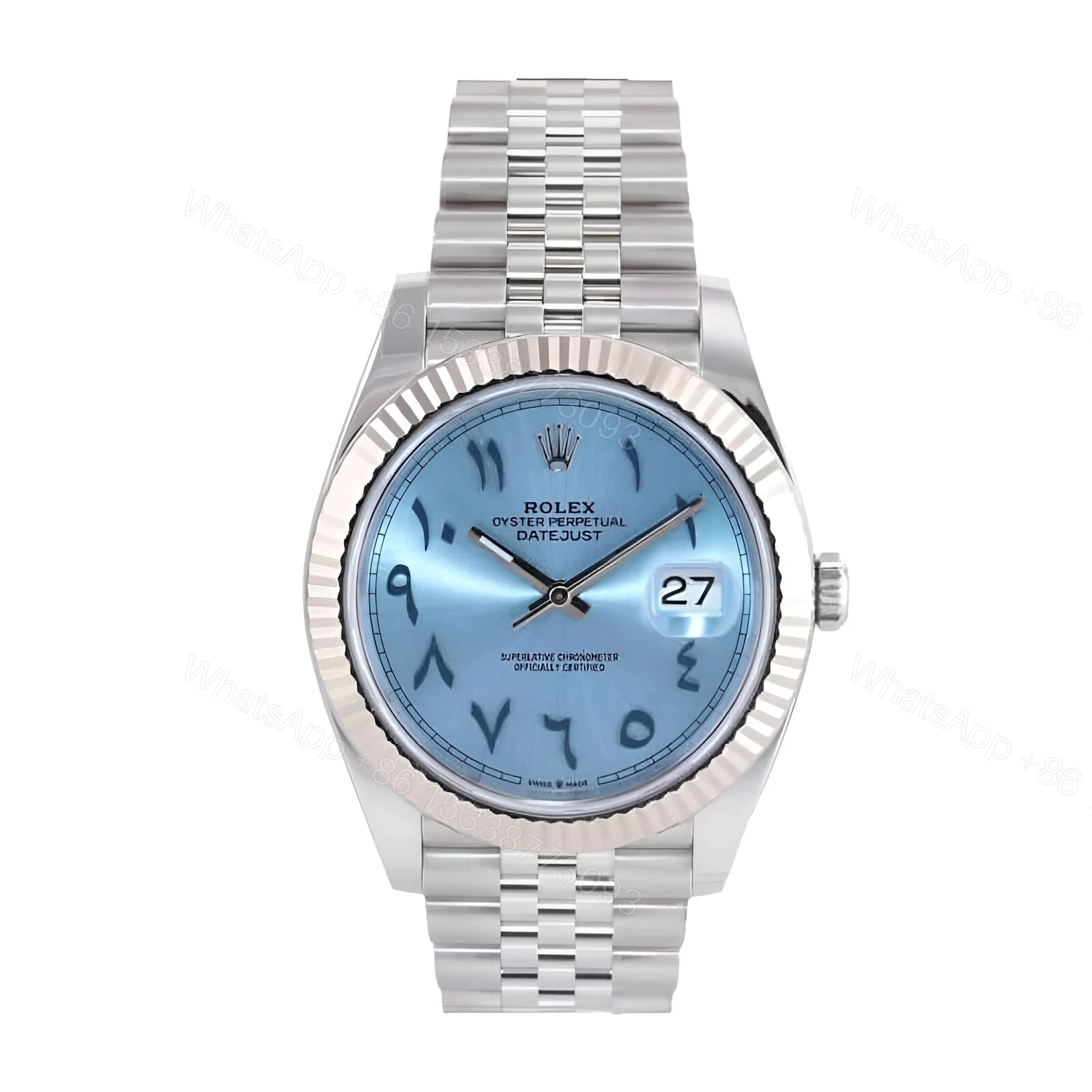 Rolex DateJust Fluted Replica — view 1