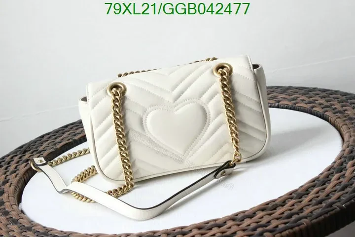 View 15 of Mini Gucci GG Marmont Bag in Red Matelassé Leather 768543
