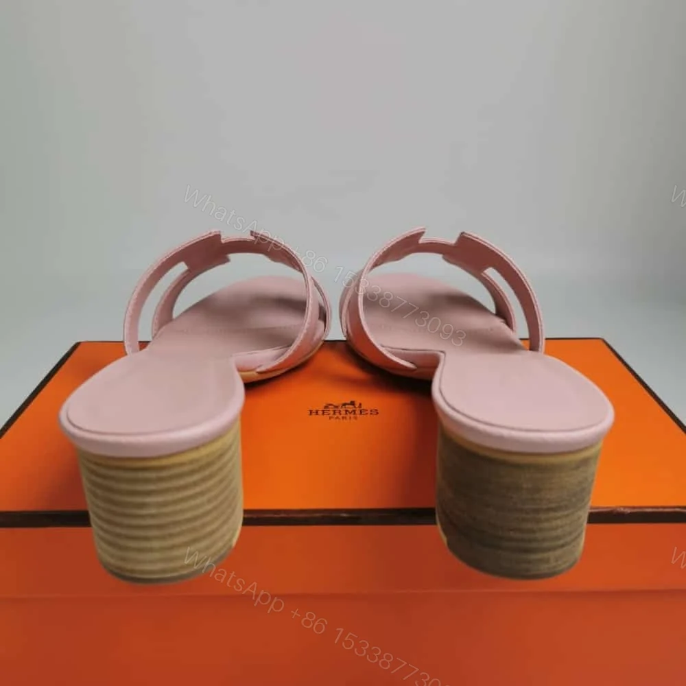 View 4 of Hermes Oasis Sandals Rose Pale H151215Z VR360