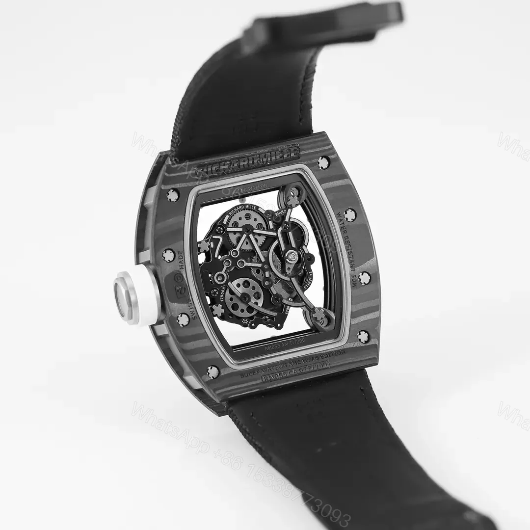 View 4 of APS Factory KU+ Carbon Fiber Black Skeleton Watch