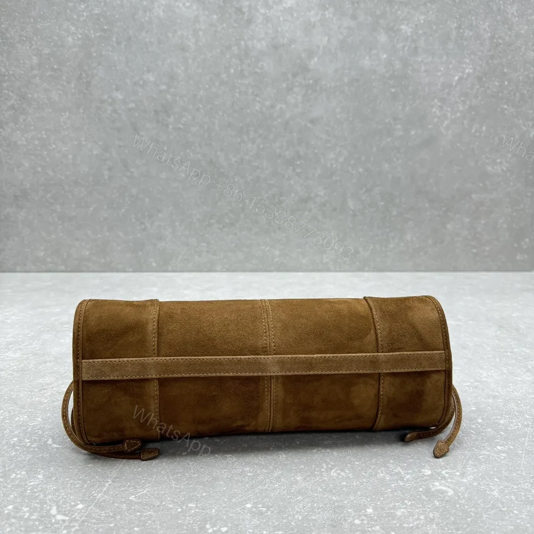 View 2 of Prada Bonnie medium suede handbag for Women