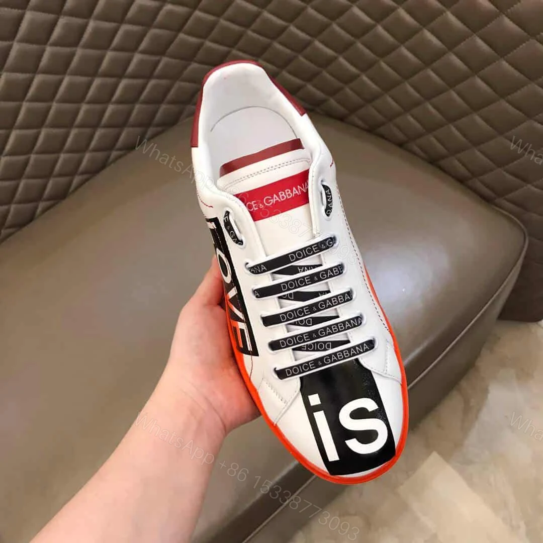 View 5 of DOLCE & GABBANA PORTOFINO MELT SNEAKERS IN PRINTED NAPPA CALFSKIN – DG16