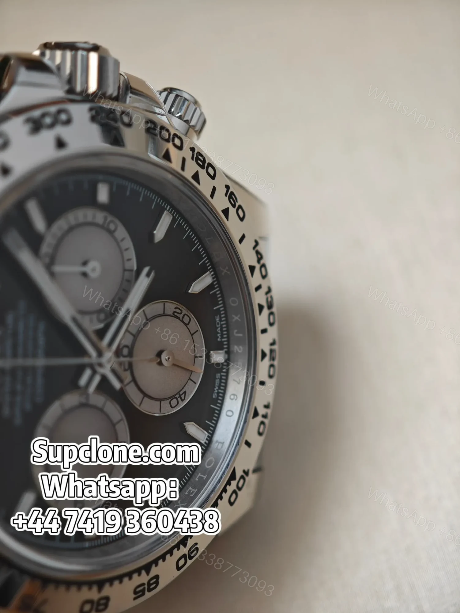 View 4 of Rolex Daytona Super Clone M126509-0001 Black Dial 4131 Movement