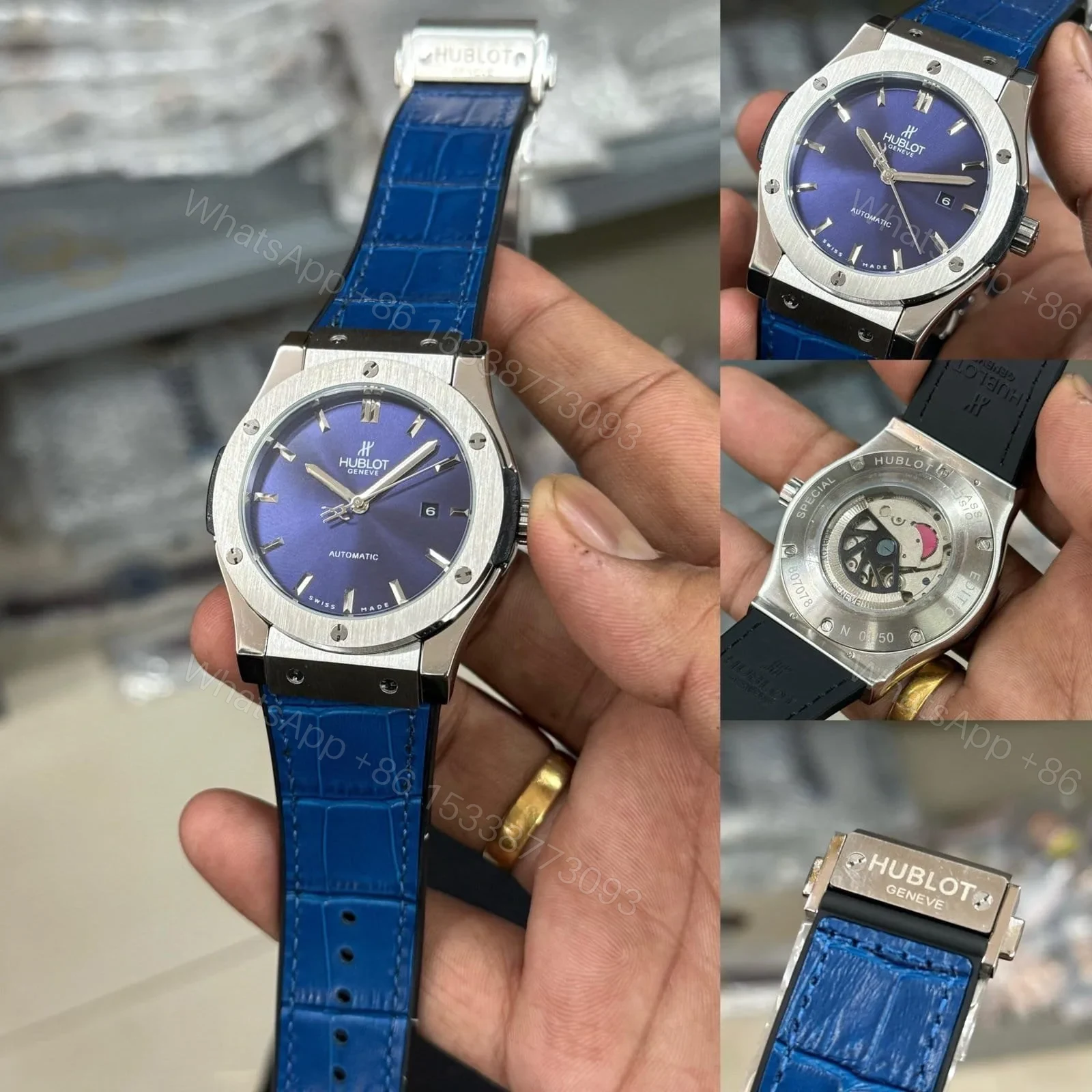 View 3 of Hublot Classic Fusion Automatic Blue dial