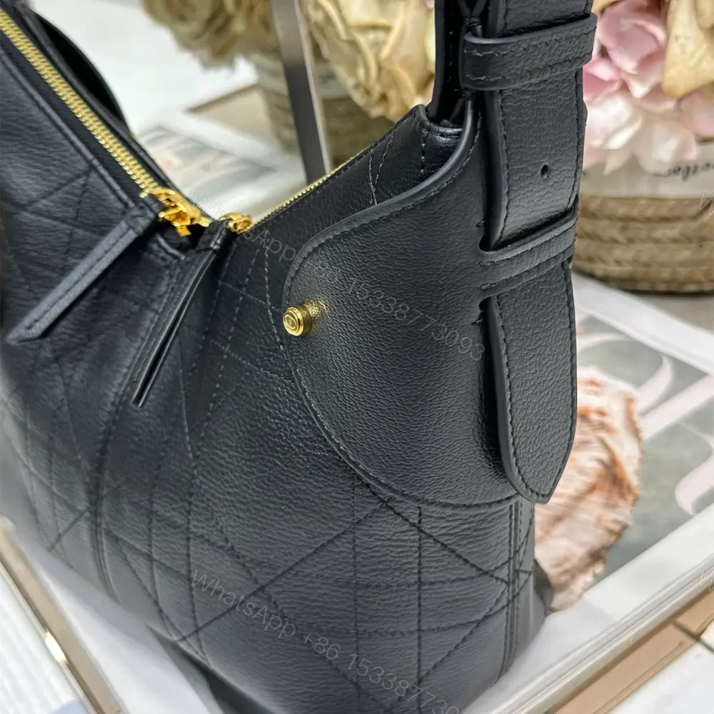 View 7 of 高仿Dior*Voyage系列M284M900小牛皮單肩包小號黑色免檢版