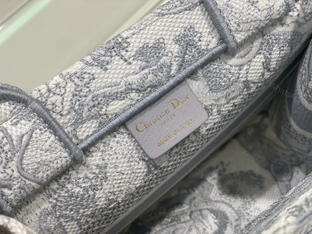View 6 of Charcoal Jacquard Tote - Luxe Everyday Carry Bag