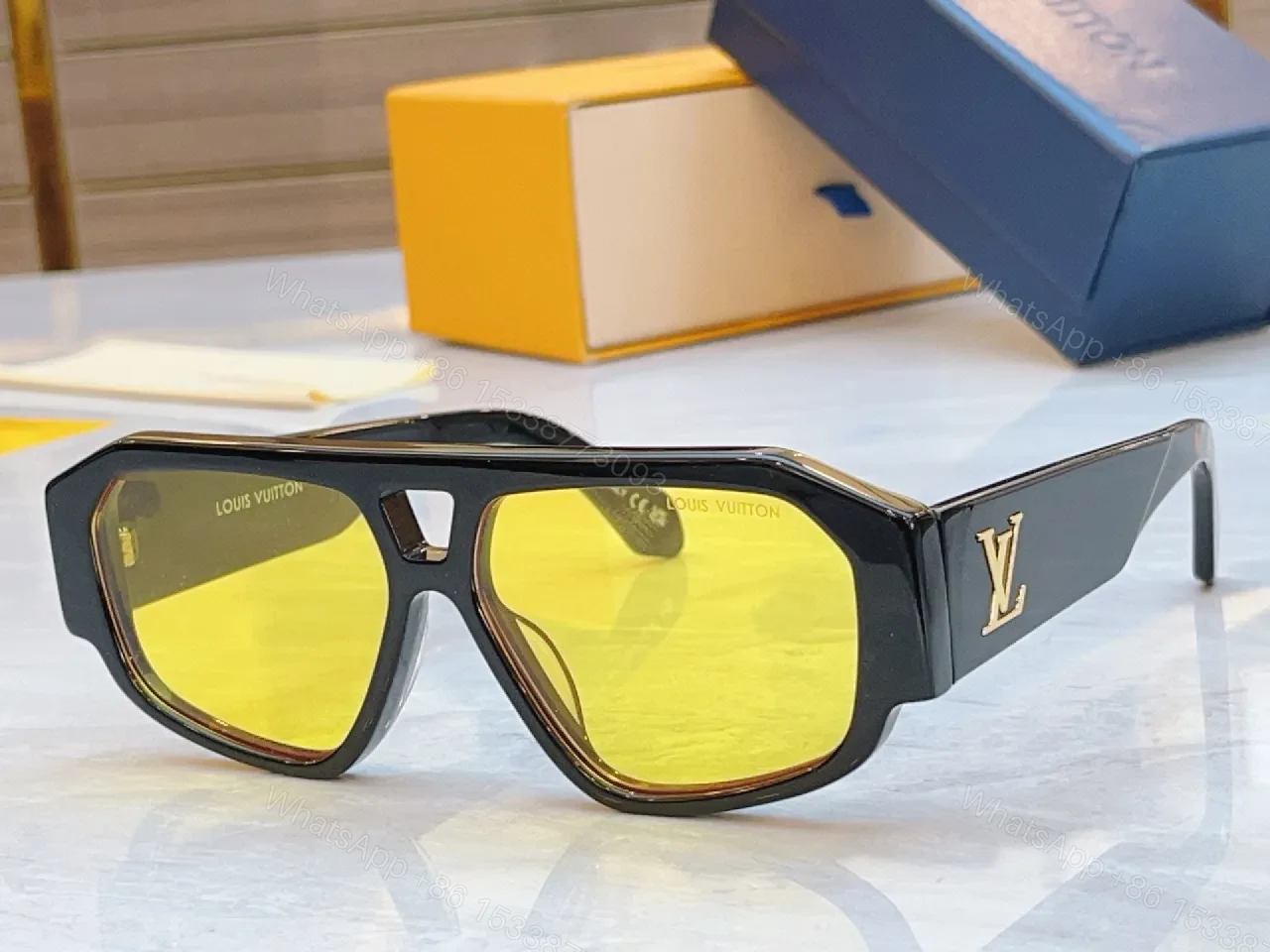 View 7 of Translucent Luxe Sunglasses: Signature Designer-Detailed Eyewear