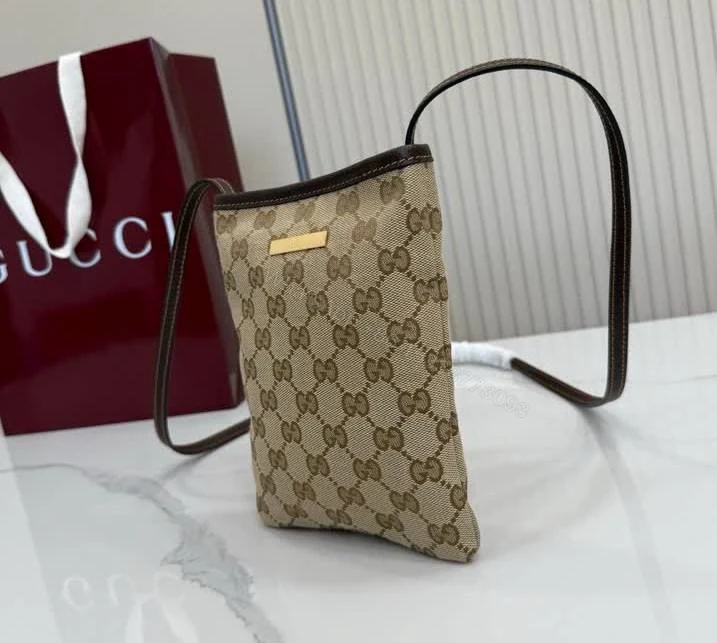 View 4 of Gucci Replica Mini GG Canvas Crossbody Bag 875806