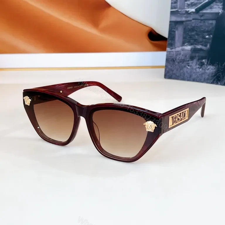 View 2 of Bold Luxe Sunglasses with Versace Detailing