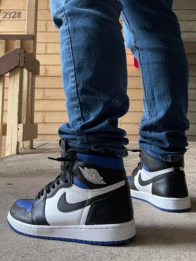 View 3 of First Copy Nike Retro 1 Royal Toe