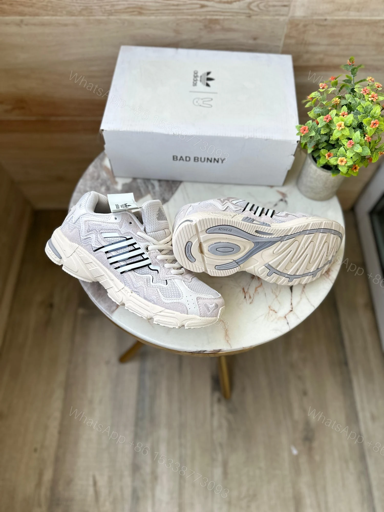 View 5 of First Copy Adidas Bad Bunny Response CL Wonder White
