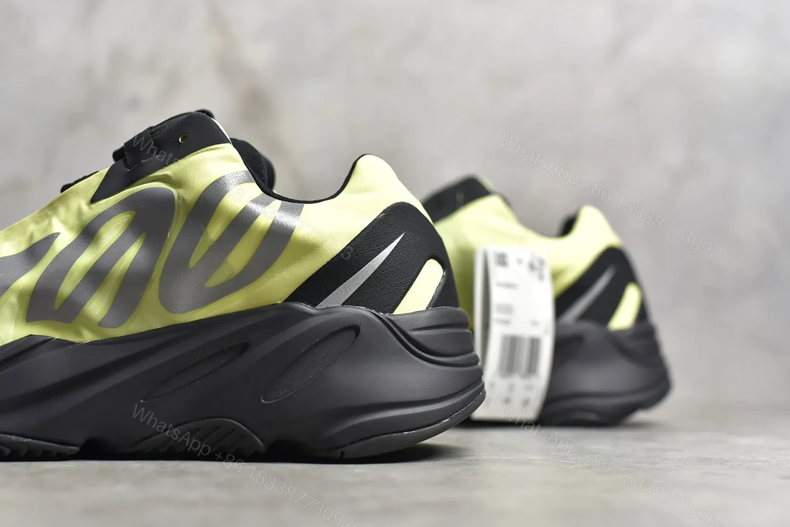 View 4 of Adidas Yeezy Boost 700 MNVN “Phosphor” Reps